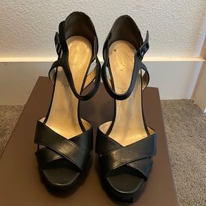 Christian Louboutin Black Leather Heels